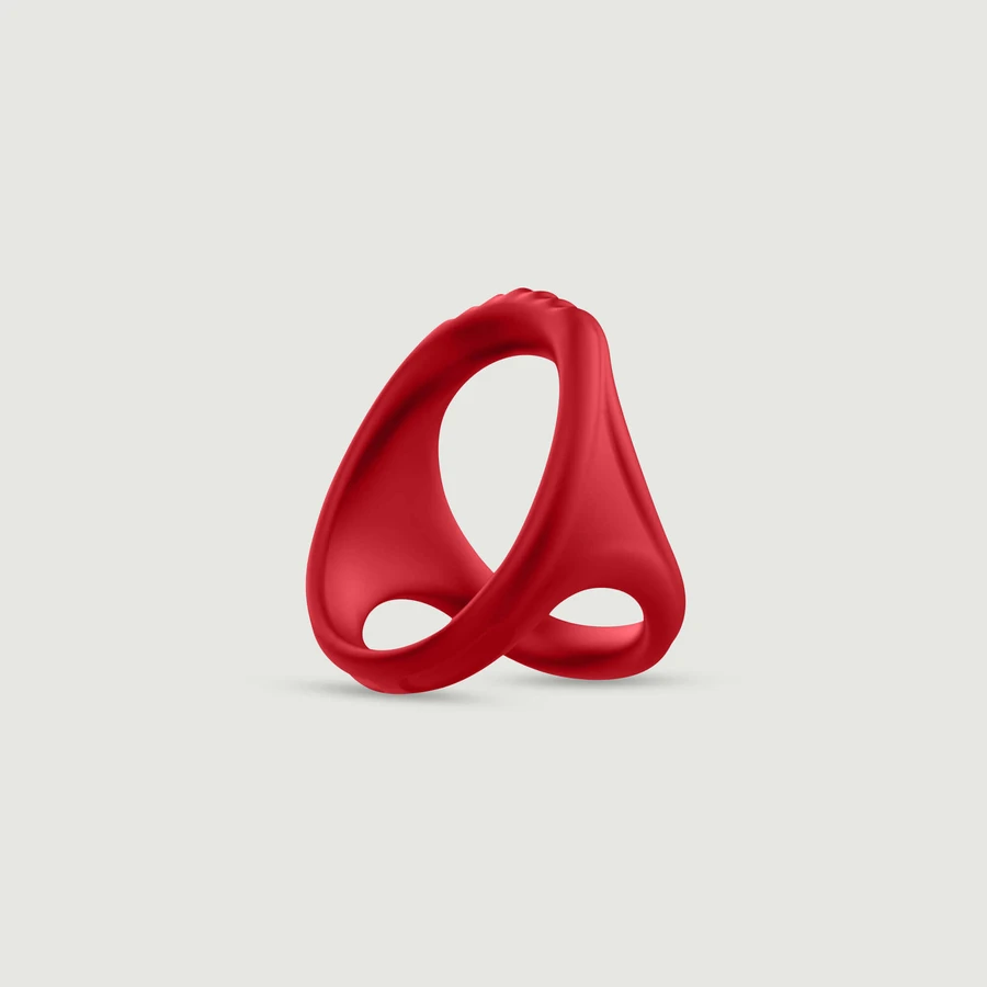 Male Collection Anillo de Silicona para el Pene y la Bola - Rojo
