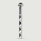 Plug Pene Acanalado Hueco 5 mm - Plata