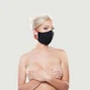 Allure Cotton Mouth Mask - Black