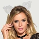 Diadema con orejas de gato - Blanco