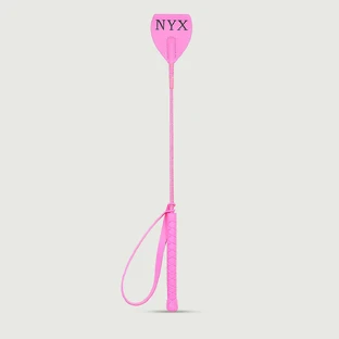 Lederschlaufe mit NYX-Aufdruck und PVC-Griff 46,5 cm - Pink