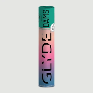 Glyde Dams Latex Barriers For Oral Sex Mint Flavor - 4 Pieces
