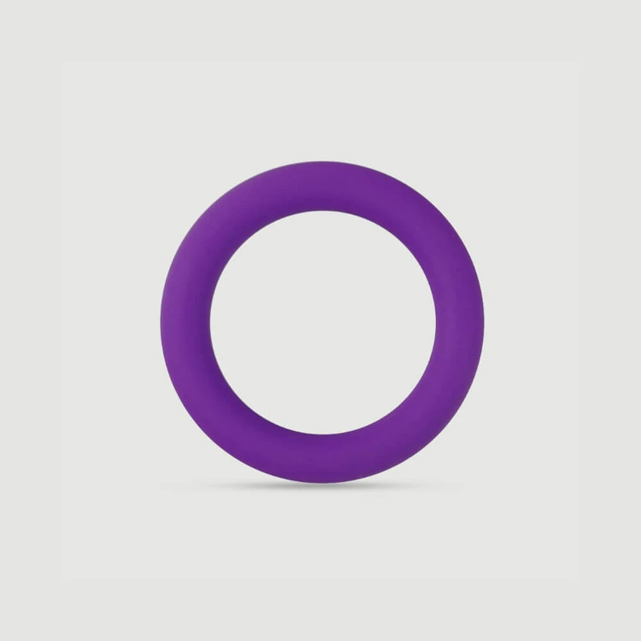 Anillo para el pene de silicona Stiff Small para hombre - Morado