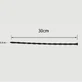 300 x 8 mm Silicone Urethral Sound - Noir