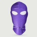 Medium Full Head Hood With Eye Openings - Purple