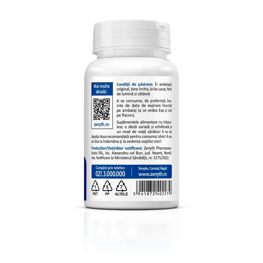 Vitamina B1, 60 capsule, Zenyth