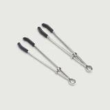 Nippelklemmen mit einstellbarem Druck - Silber
