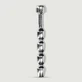 Metalen Penis Plug met Ribbels 7 mm - Zilver