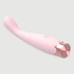 The Crown Vibrador Punto G de Silicona Curvo y Delgado para Principiantes - Rosa