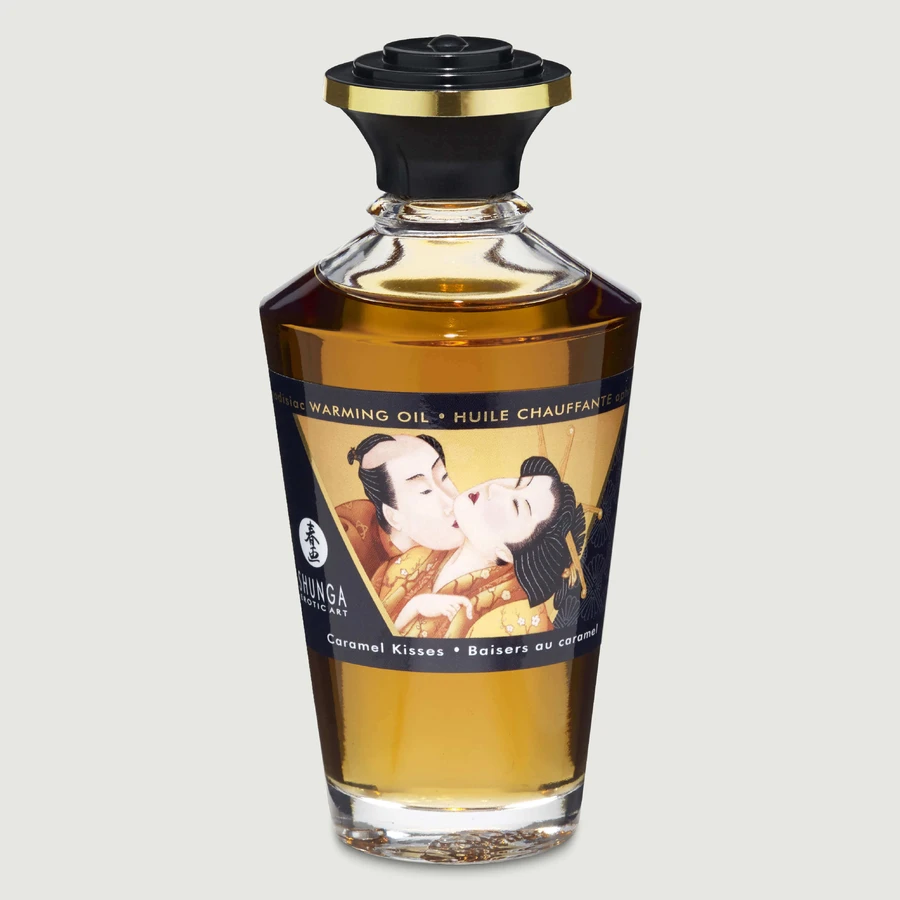 Shunga Afrodisiacum & Kussende Massageolie Caramel Kisses - 100 ml