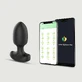 The Smooth Butt Silicone App Based Vibrating Butt Plug - Black