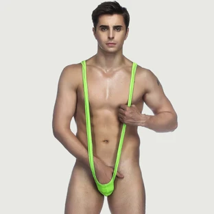 Hot Bikini Underwear For Men - Green - One Size