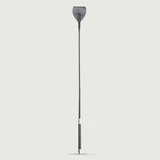 Cropón de cuero con punta ancha 71 cm - Negro