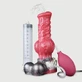 The Furry Silicone Dildo With Ejaculation &amp; Suction Cup 16 x 6 cm - Red