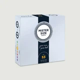 Preservativos Mister Size Pure Feel 53 mm - 36 unidades