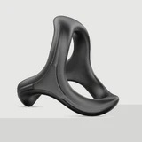 Triple Erector Hurricane Inel pentru penis din silicon moale - negru