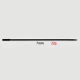 350 x 7 mm Sonde urétrale en silicone - Noir