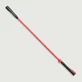 Gevlochten schacht rijbroek met leren punt 56 cm - Rood