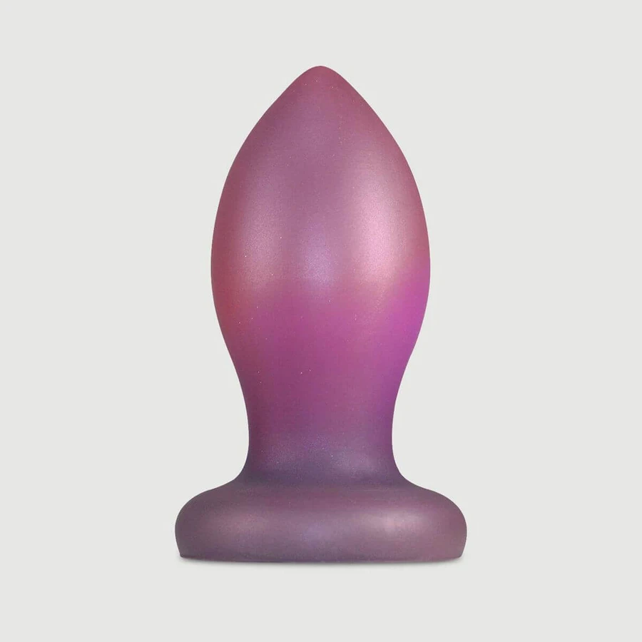 Plug Anal Silicona Gruesa Para Estiramiento Anal 16,5 x 7,1 cm - Rosa
