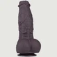 Get Real Dildo grande in silicone morbido con ventosa e palline 27 x 6,6 cm - Marrone
