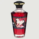 Shunga Aphrodisiac & Kissable Warming Oil Blazing Cherry - 100 ml