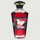 Shunga Huile chauffante aphrodisiaque et baisable Cerise flamboyante - 100 ml