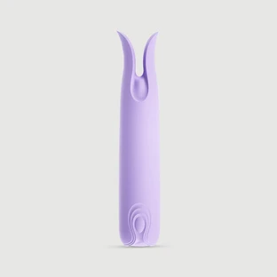 Clitty Mini Liquid Silicone Vibrator - Purple