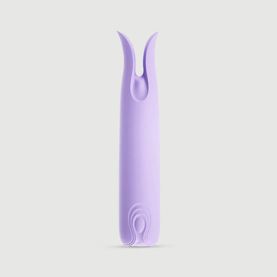 Clitty Mini Liquid Silicone Vibrator - Purple