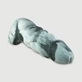 The Ladder Realistic Platinum Silicone Large Dildo With Ribs 25,40 cm - Gray
