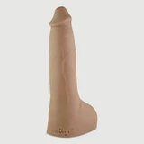 Mr Smooth Realistic Platinum Silicone Large Dildo 23 cm - Brown