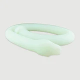 Cobra In My Ass Platin Silikon Großer Anal Dildo für Tiefenspiel 100 cm - leuchtend