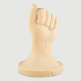 Closed Fist X-Large Platinum Silicone Fisting Dildo 23 cm - Carnea