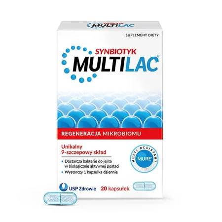 Multilac Synbiotic-Set (Probiotika + Präbiotika) 2 x 20 Kapseln