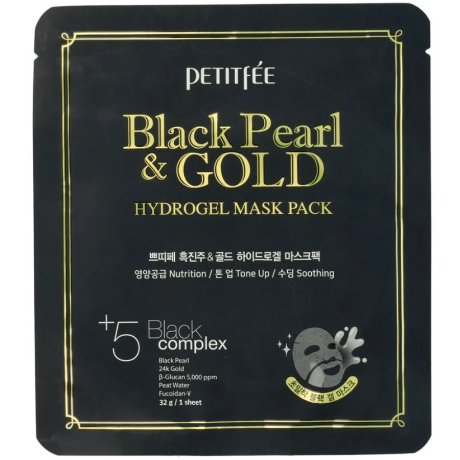 Petitfee Black Pearl & Gold Maske Pack 32 g