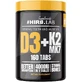 HIRO.LAB Vitamin D3 4000IU + K2 MK7 160 tablets