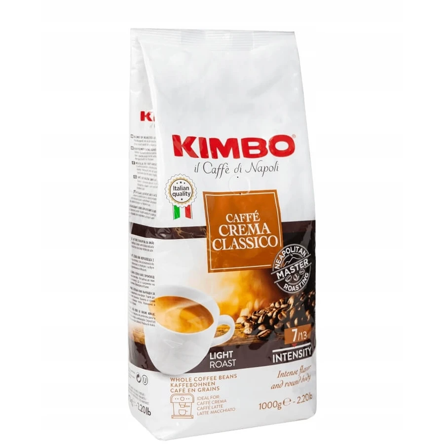 Kimbo Caffe Crema Classico coffee beans 1 kg