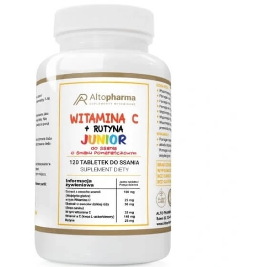 Altopharma Vitamine C + Rutine Junior voor zuigen ...