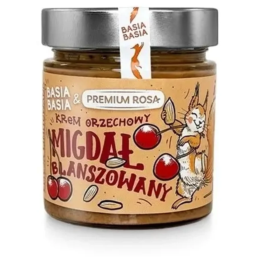 Basia Basia Alpi - Crema de Almendras con Cerezas 195 g