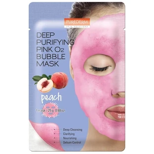 Purederm Depp Purifying Pink O2 Bubble Mask Mask ...