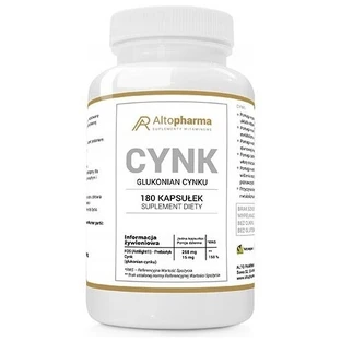Altopharma Zink 15mg Zinkgluconat + Prebiotikum 180 ...