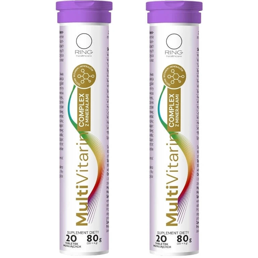 Ring MultiVitarin Complex avec minéraux 20 comprimés Multi-pack ...