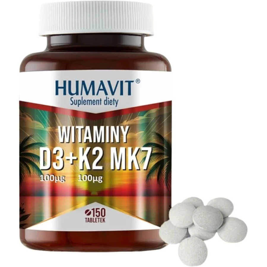 Humavit Vitamine D3 K2mk-7 150 tabletten