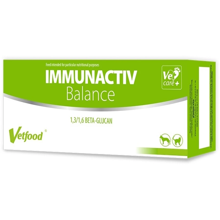 VETFOOD Immunactiv Balance 120 capsules.