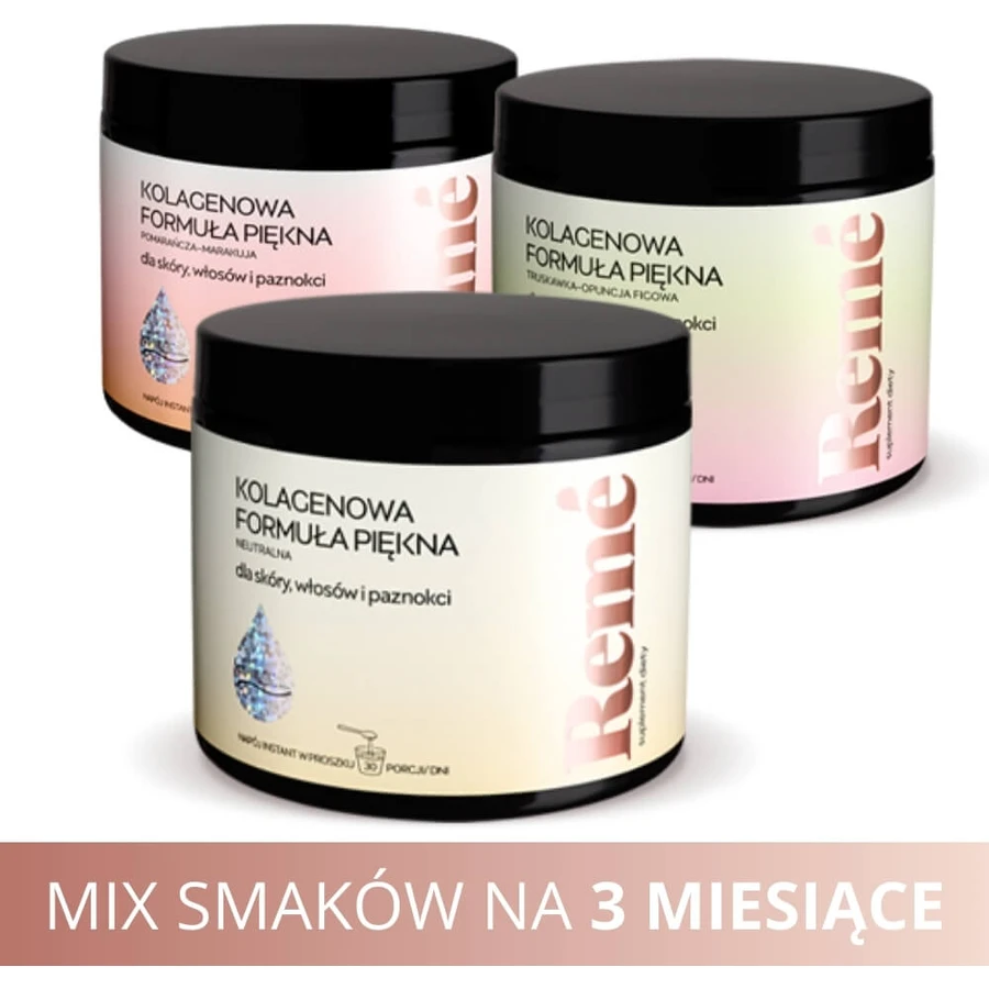 3x Reme collagen beauty formula mix flavors