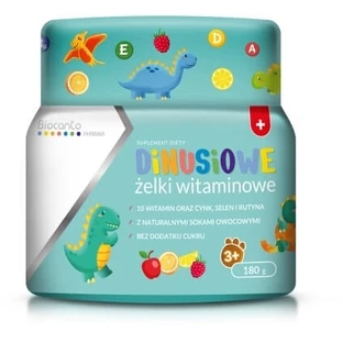 Biocanto Dino jaleas vitaminadas sin azúcar 180 g
