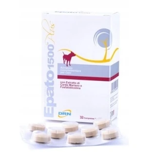 Epato 1500 voor lever voor hond en kat 32 tabletten