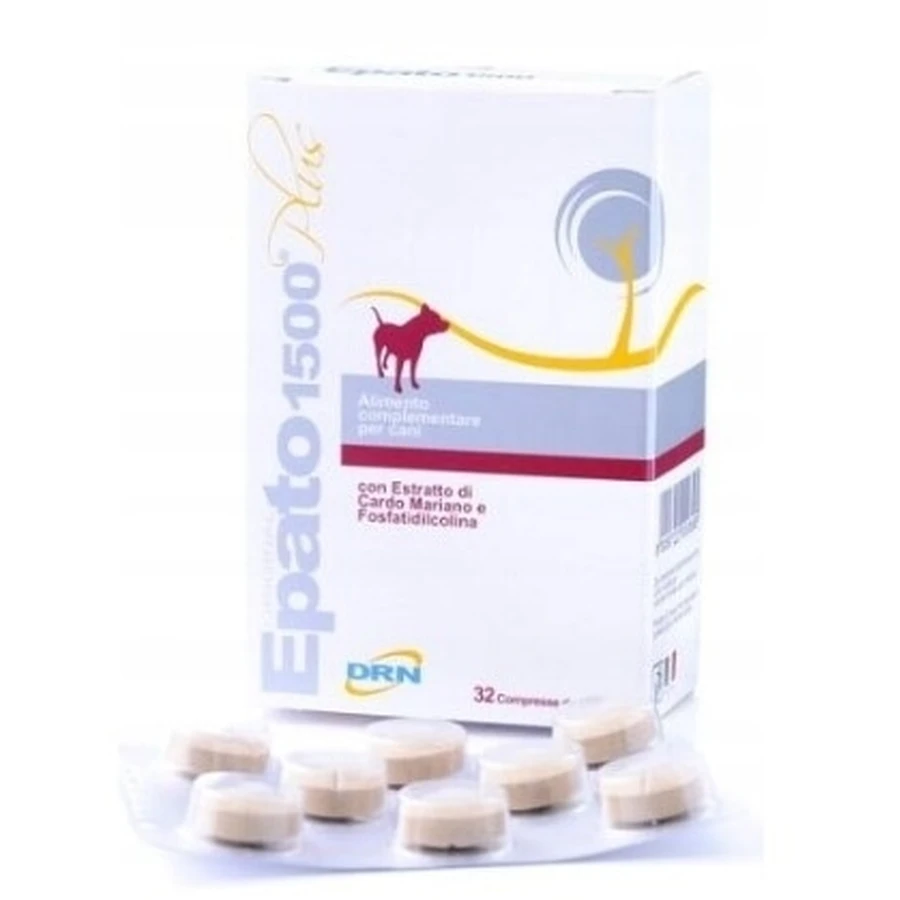 Epato 1500 voor lever voor hond en kat 32 tabletten