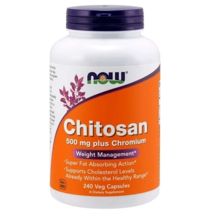 NOW FOODS Chitosan + Chromium 240 capsules.