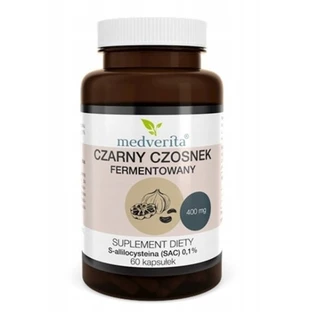 Meverita Czarny czosnek 400 mg 60 kapsułek
