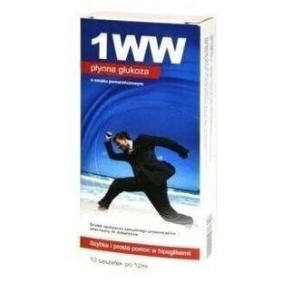 Liquid Glucose 1WW orange flavor 10 sachets